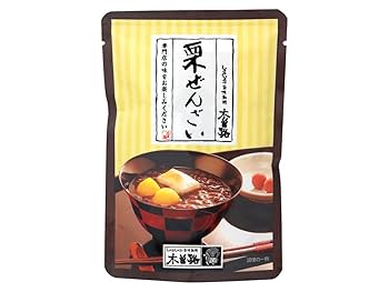 おしるこ Amazon | 木曽路 栗ぜんざい 180g パック 国産 無添加 小豆 特選