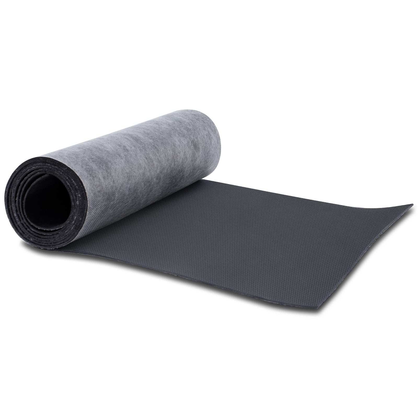TroyStudio Barrera de insonorización de vinilo cargado de masa de alta densidad, 1,1 lb/pies cuadrados, hoja de aislamiento MLV de 1 x 8 pies, material anti vibración y amortiguador de sonido