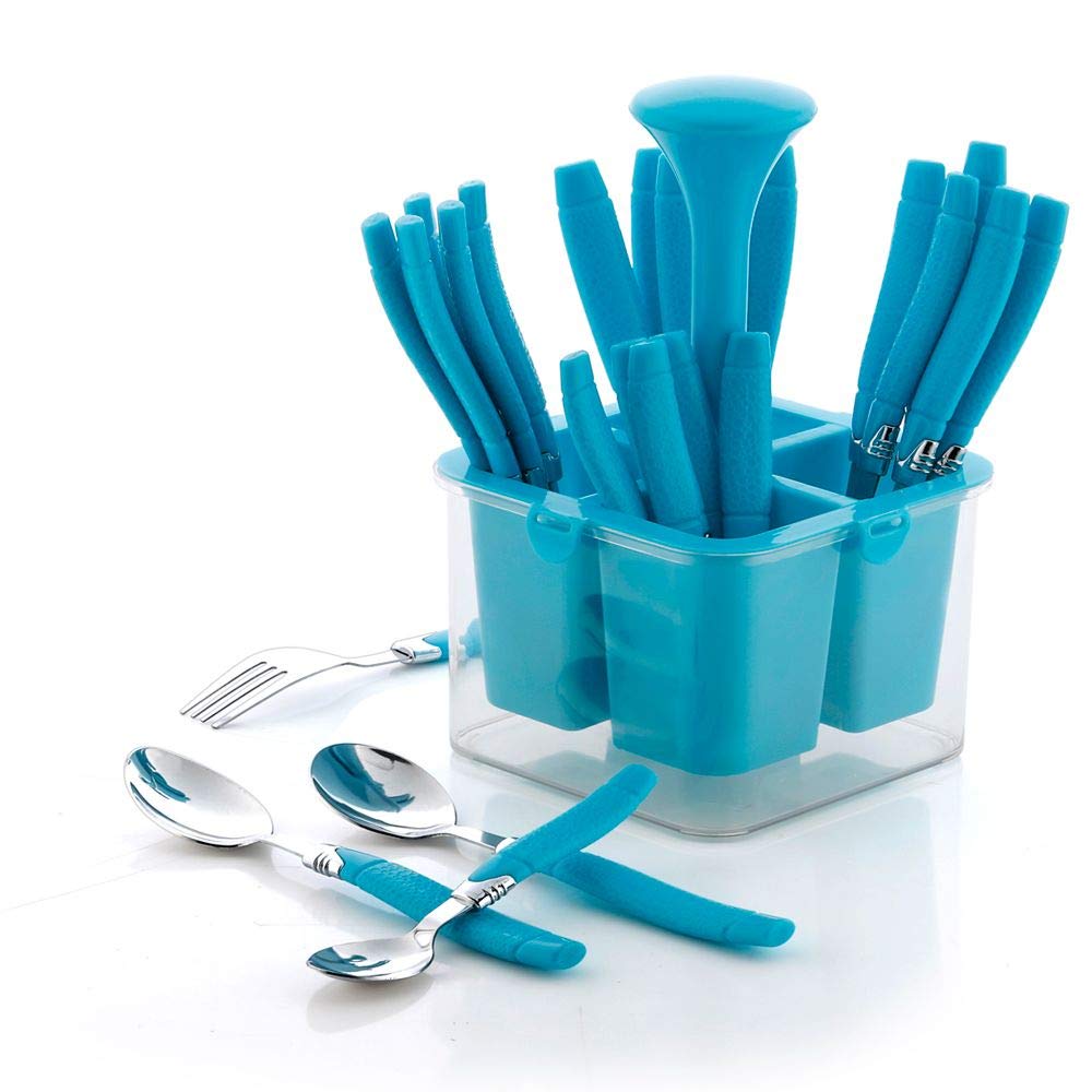 Arni Oppo Cutlery Set with Storage Box/Spoon Set/Spoon Stand for