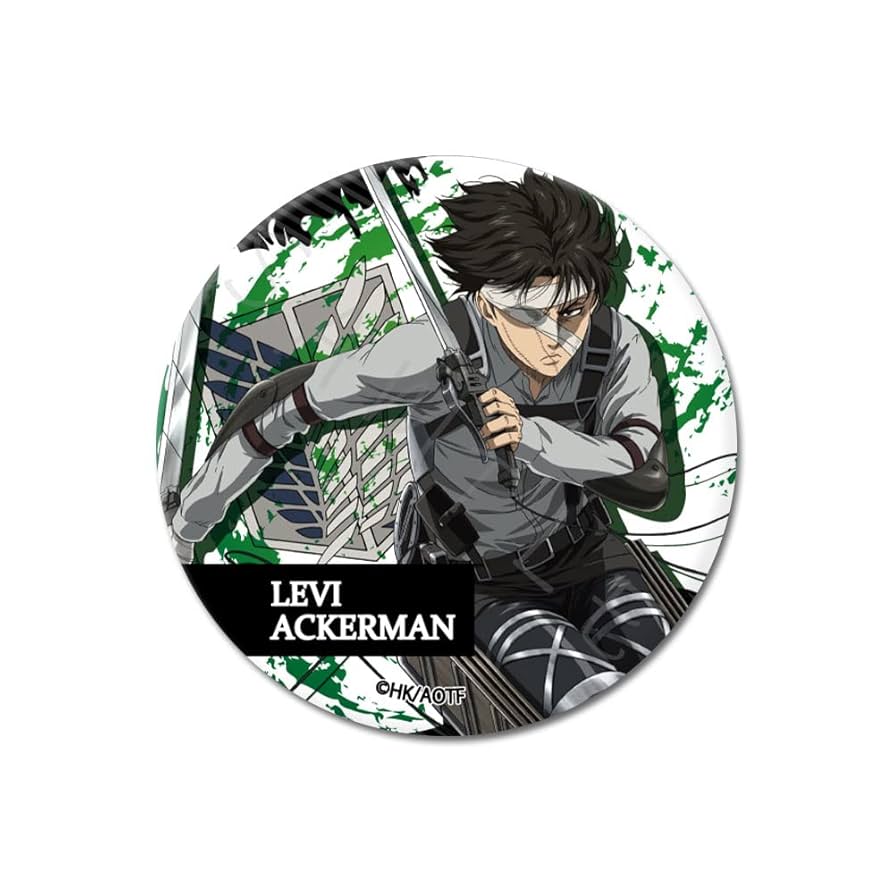 進撃の巨人 缶バッジ リヴァイ 3点 3 o'clock 進撃の巨人 缶バッジ（リヴァイ） – ゲツオシマート