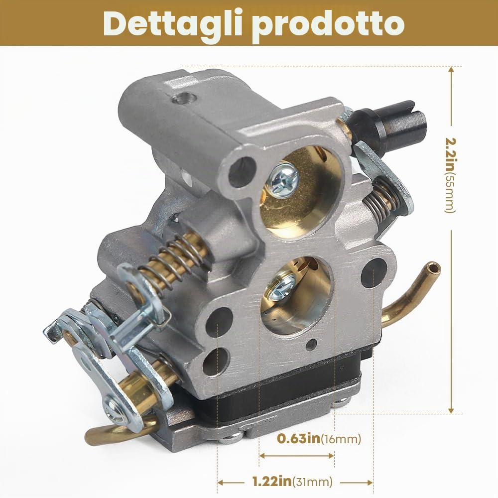 Sostituzione Del Carburatore Del Motore Compatibile con Husqvarna 240 235 236 235E 240E 236E