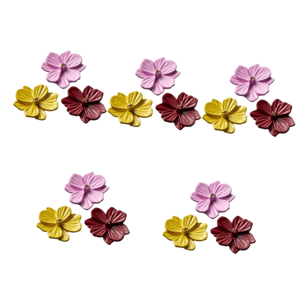 OSALADI 15stücke Vintage Blumen Möbelknopf Aus Zinklegierung Für Türen Und Schränke Dekorative Griff Für Küche Bad Wohnzimmer Und Schlafzimmer
