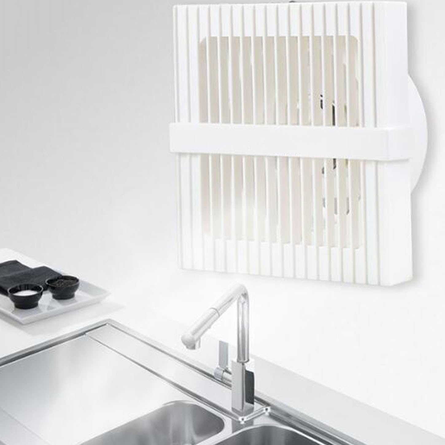 Extractor Cocina,220V Ventilador Extractor De Aire,Protector contra Sobrecalentamiento,Extractor Baño Silencioso,para Lavadero,Ático, Garaje Rejillas Dextractor,Fácil De Instalar,8 Inches
