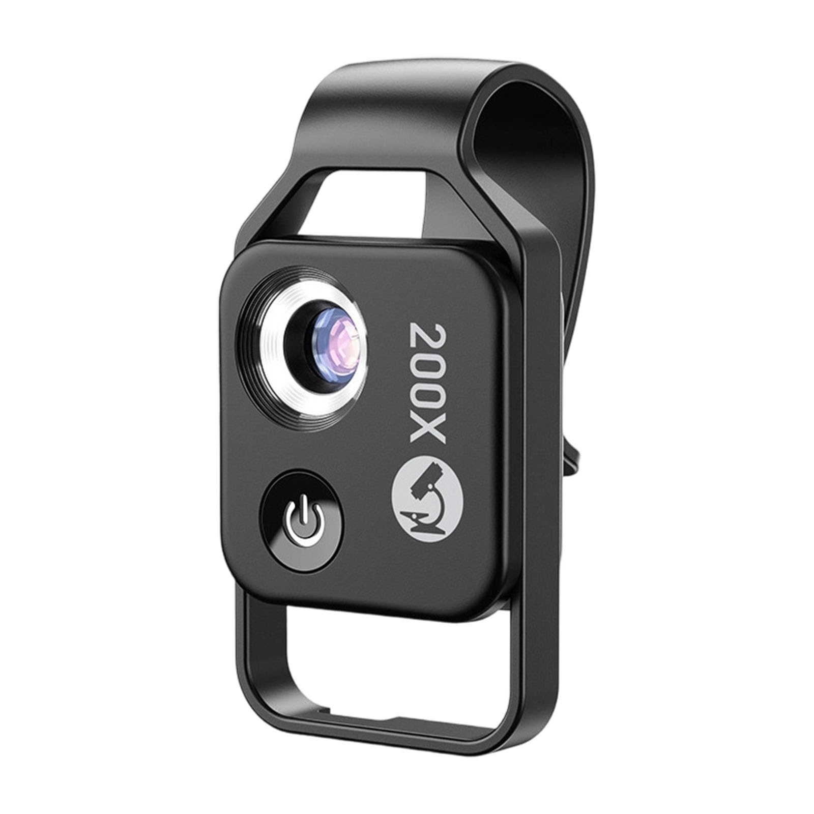 Brightness LED Easy Carry Microscope Equipped with CPL Filter 200x Magnification Upgrades for Clear Observation Smartphone Microscope
