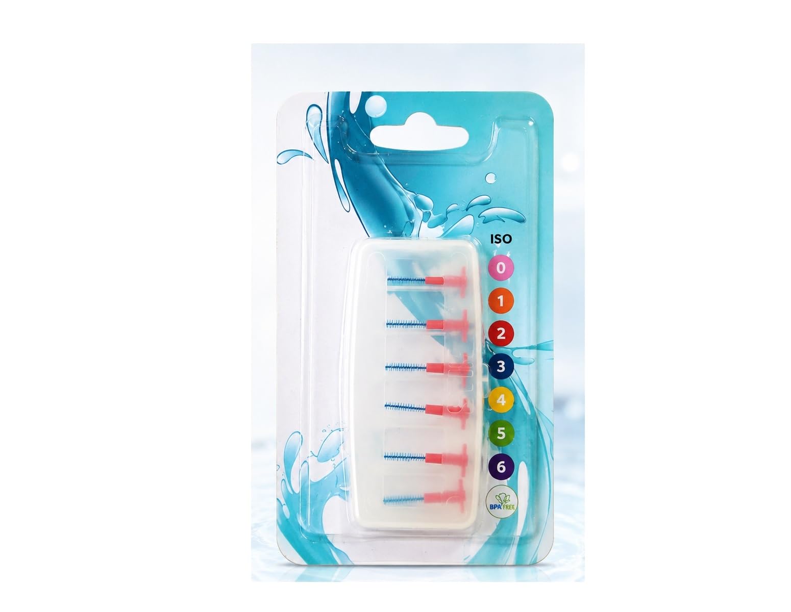Interdental Refill ISO 2 for Deep Gap Cleaning Red Color Pack of 6-image-9