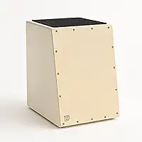 Cajon Instrumento Acústico De Percussão Esteira Inclinado Profissional Madeira