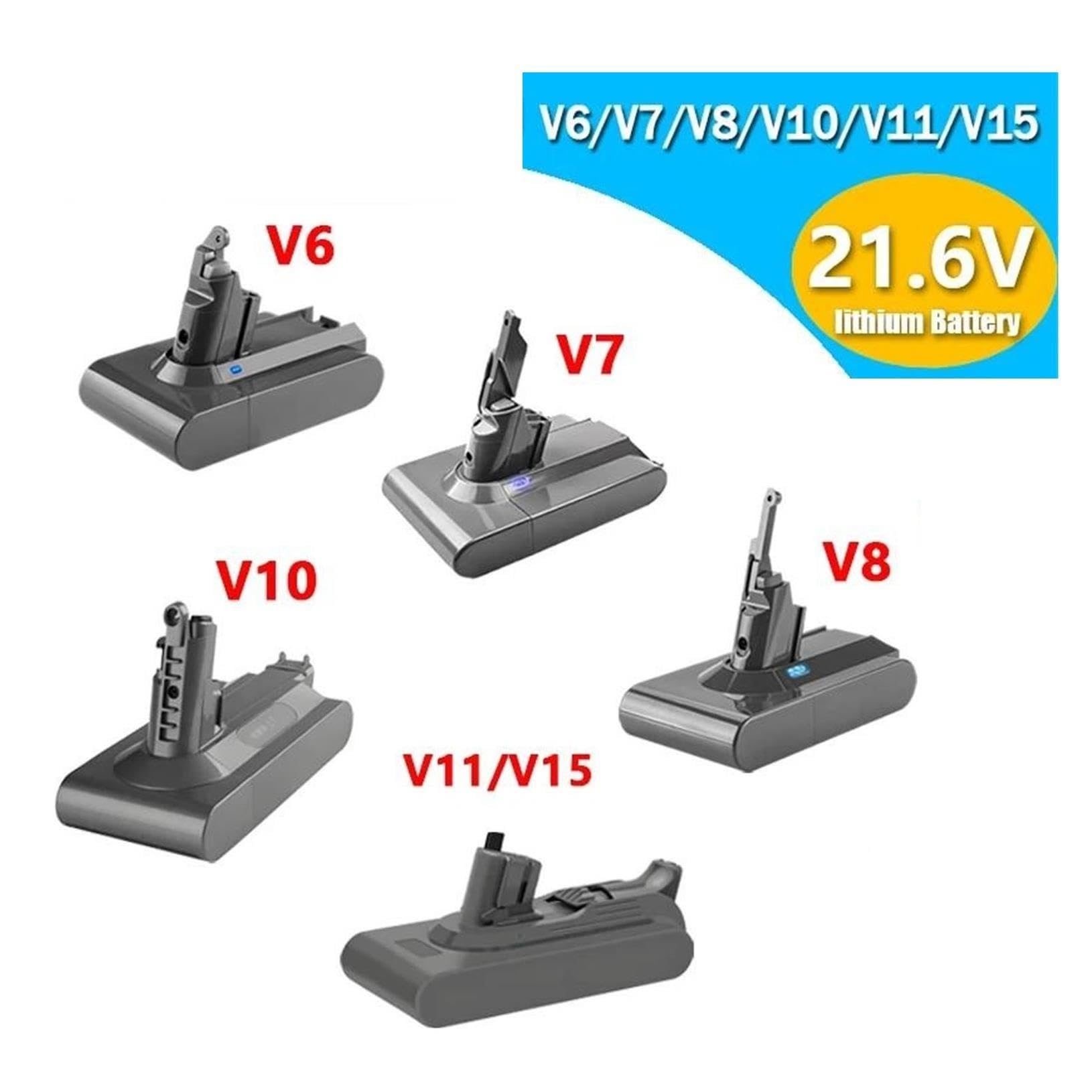 Batteria For Aspirapolvere V6 V7 V8 V10 V11 V15, Compatibile Con Dyson,