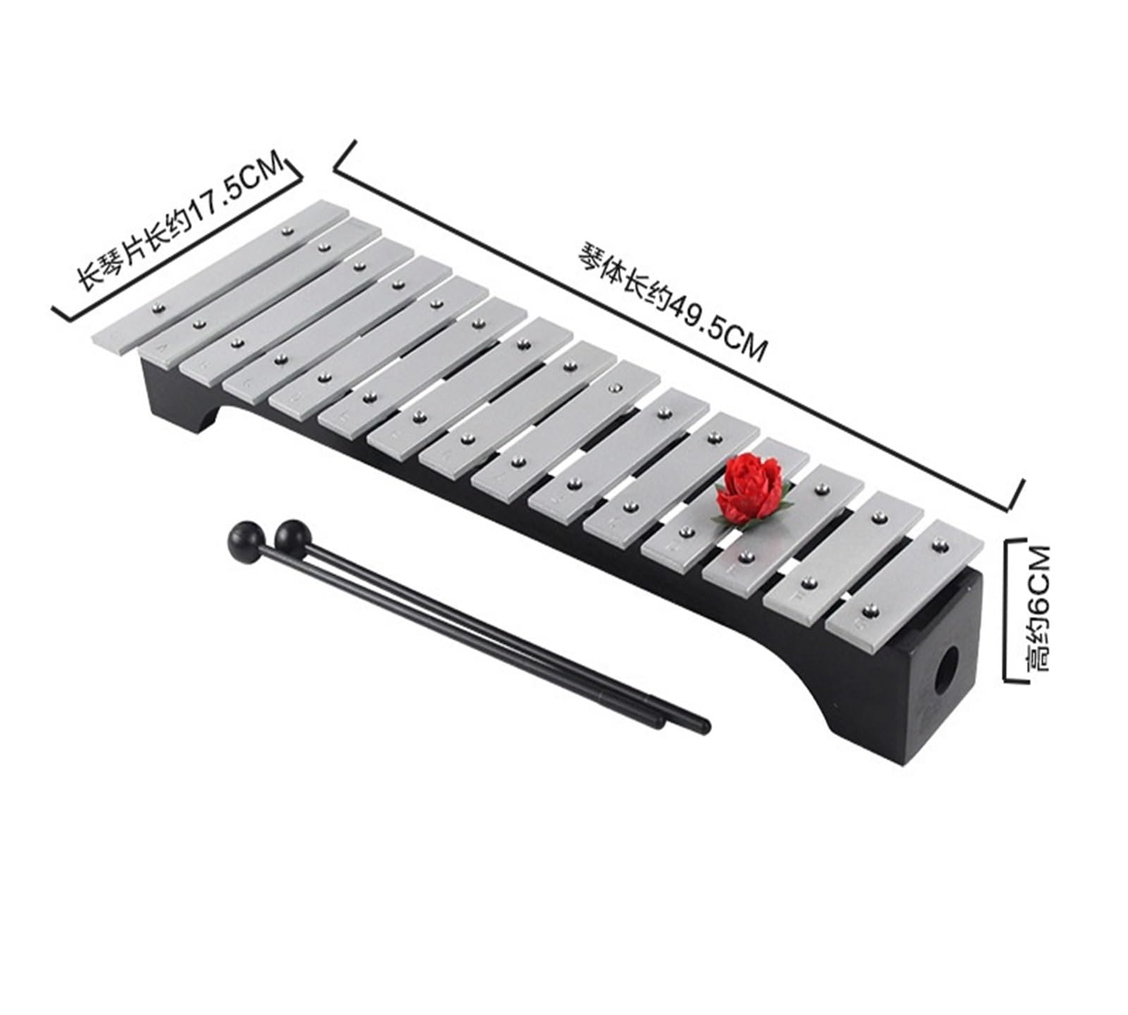 xilófono Placa De Aluminio De 15 Tonos, Piano, Música, Educación Temprana, Instrumento Musical, Estudiante Tocando Piano, Carillón De Enseñanza Celesta