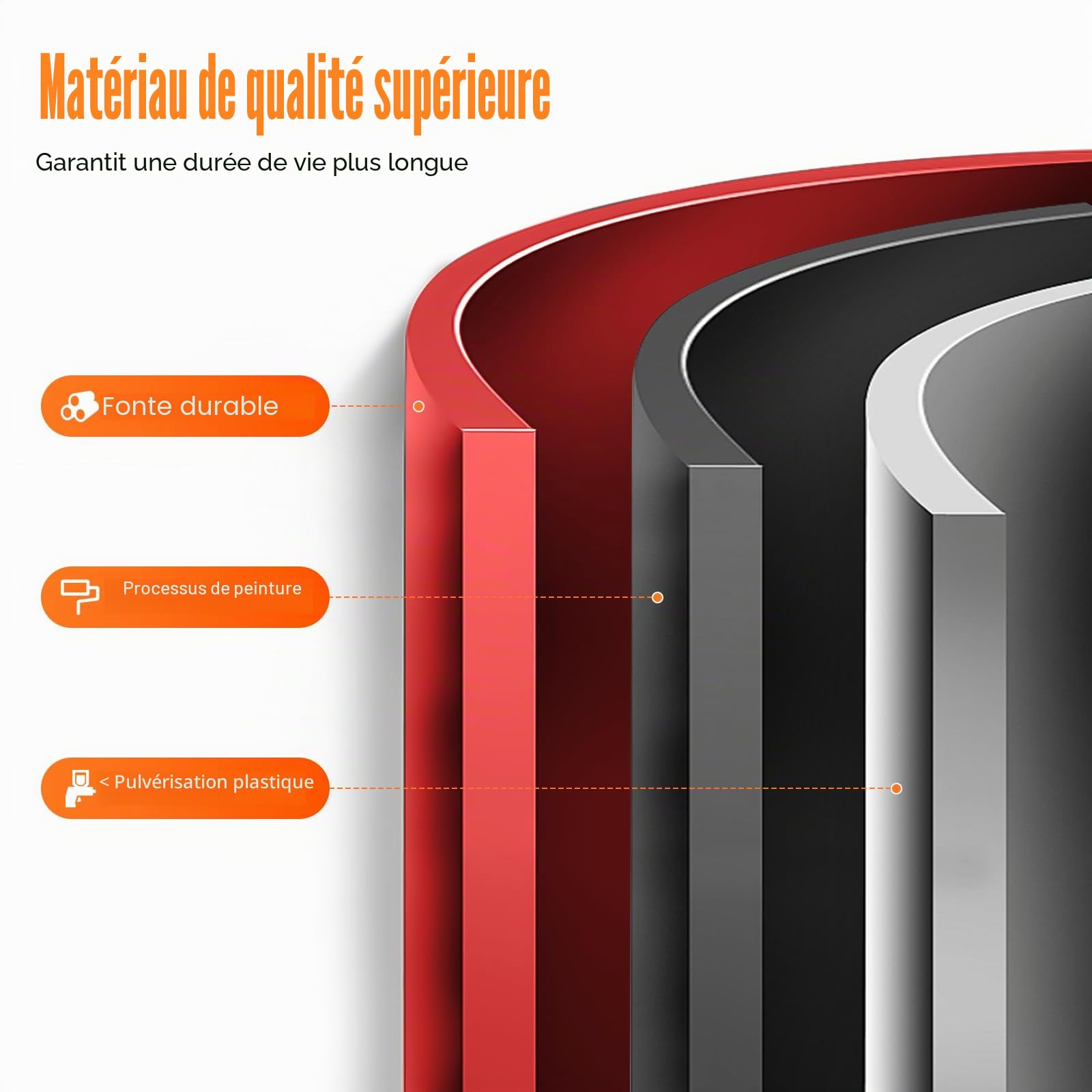 Ensemble de 4 serre-joints à vis en métal de 3/4" - Colliers de serrage pour tuyau - Serre-tubes - Serre-joints à bois - BRRIDE