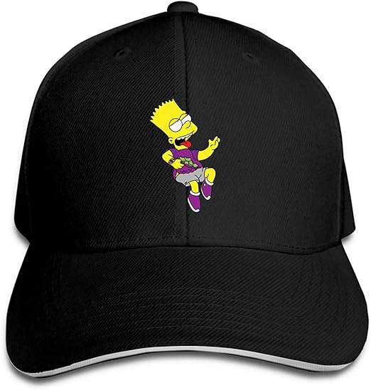 Amazon Co Jp キャップ ベースボールキャップ ファンキーテニス 帽子 シンプソンズ Simpsons 野球 キャップ アウトドアキャップ スポーツ帽子 ファッション Black 男女兼用 通気性抜群 春 夏 紫外線対策 ファッション