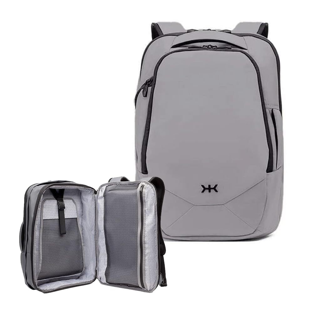 Knack Small Series 2 Laptop Backpack Fits up to 16 Inch Laptops - Knack Bags Carry-On Backpack, TSA Approved, Expandable Travel Backpacks With 2 Day Outfit Capacity, Alloy Gray Small Alloy Gray
