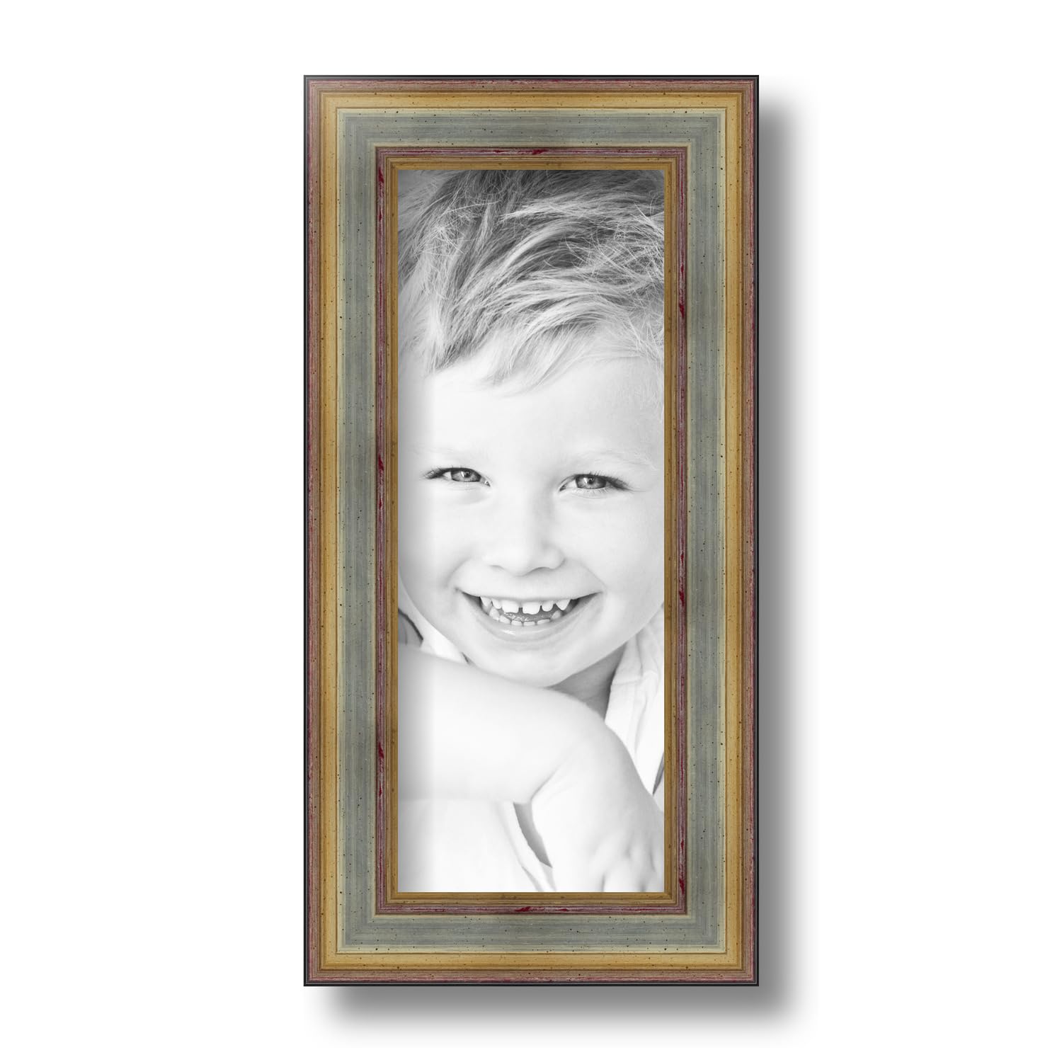 Amazon.co.jp: ArtToFrames 4x10インチ シルバー写真フレーム この2.13