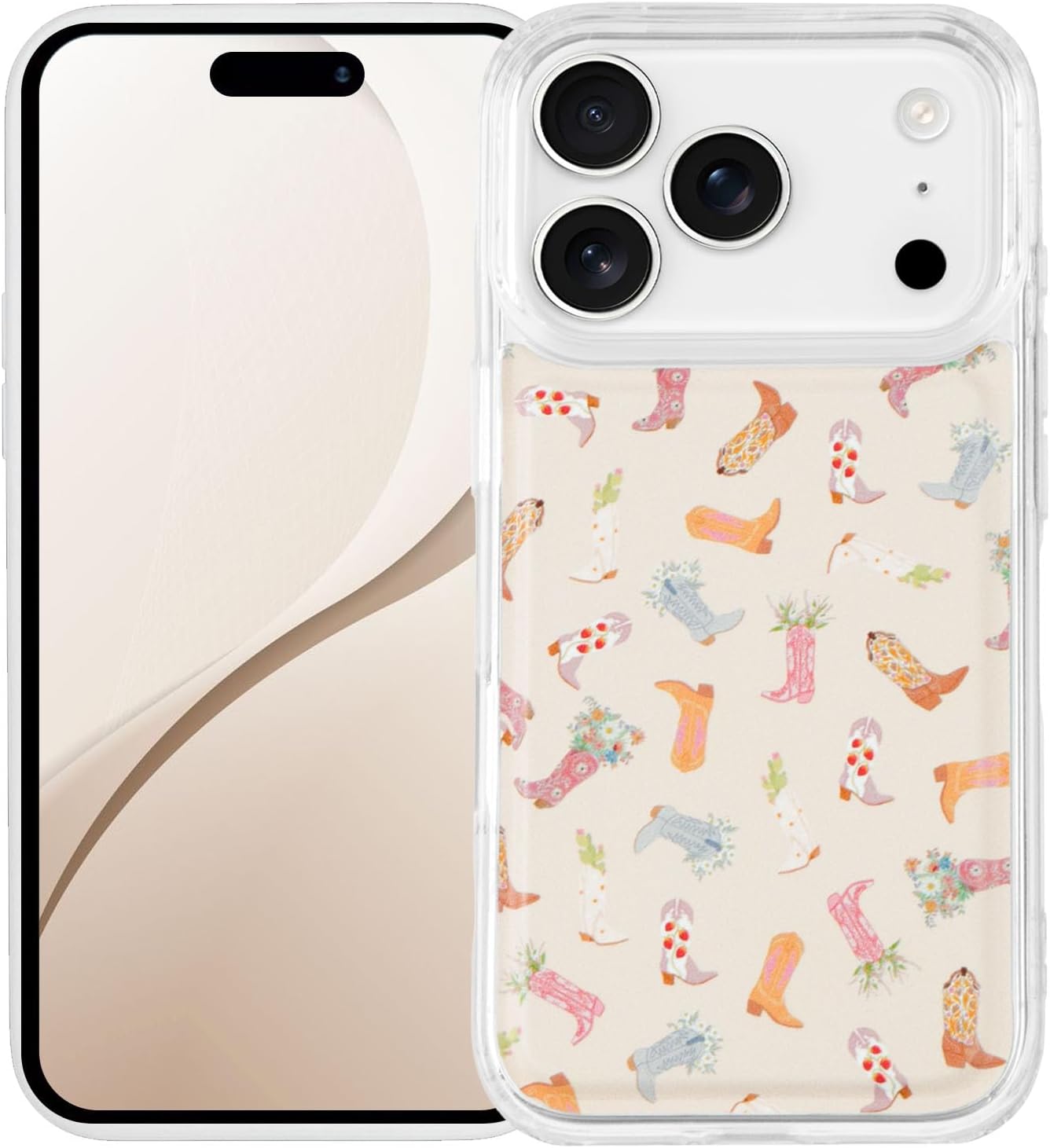 Walli Cases for iPhone 17 Pro Aesthetic Magnetic Phone Case Compatible Magnetic Wallet & Accessories – Cute, Trendy Vegan Leather Phone Cover fits iPhone 17 Pro Series