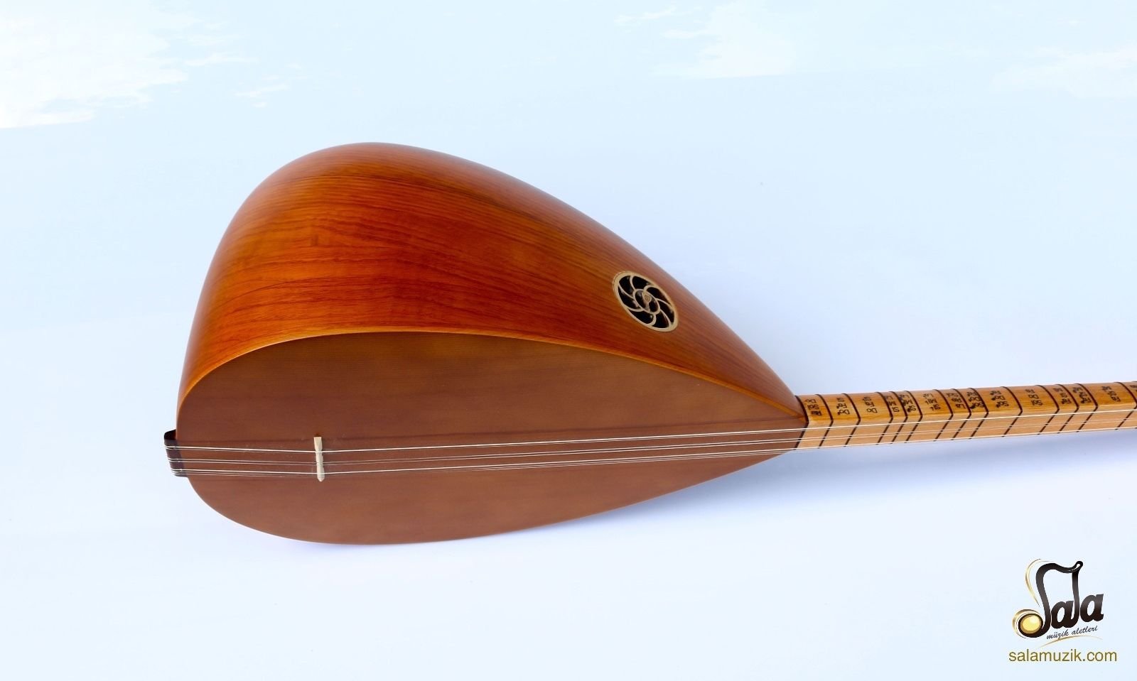 Turkish Quality Long Neck Mulberry Baglama Saz For Sale ASL-112N - Image 3