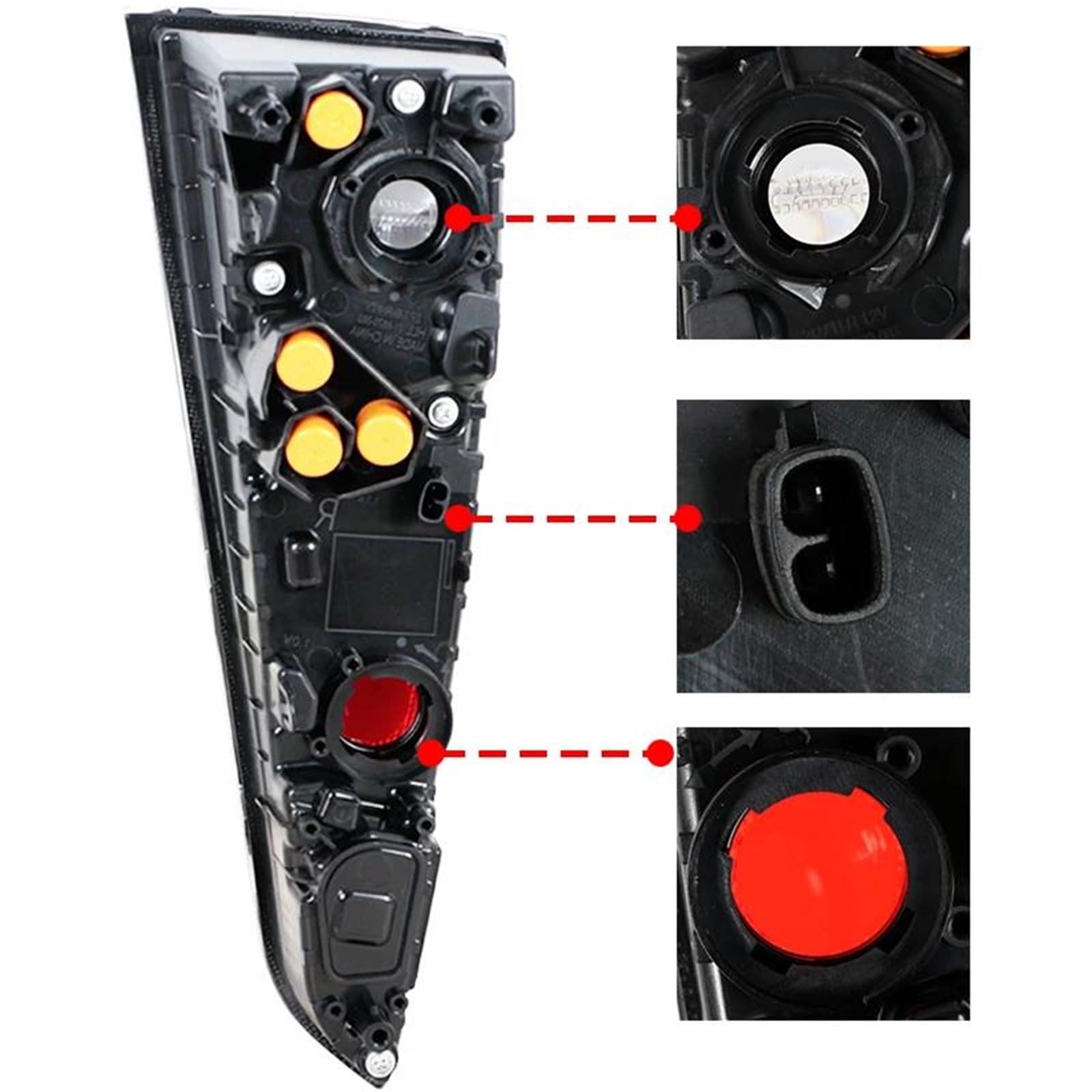 Generico Fari Posteriori Fanale Posteriore Versione USA Per Toyota Per Prius 2016 2017 Paraurti Auto Freno Parcheggio Stop Retromarcia Lampada 8158147021 8159147021 Fanalino Posteriore(Sinistra)