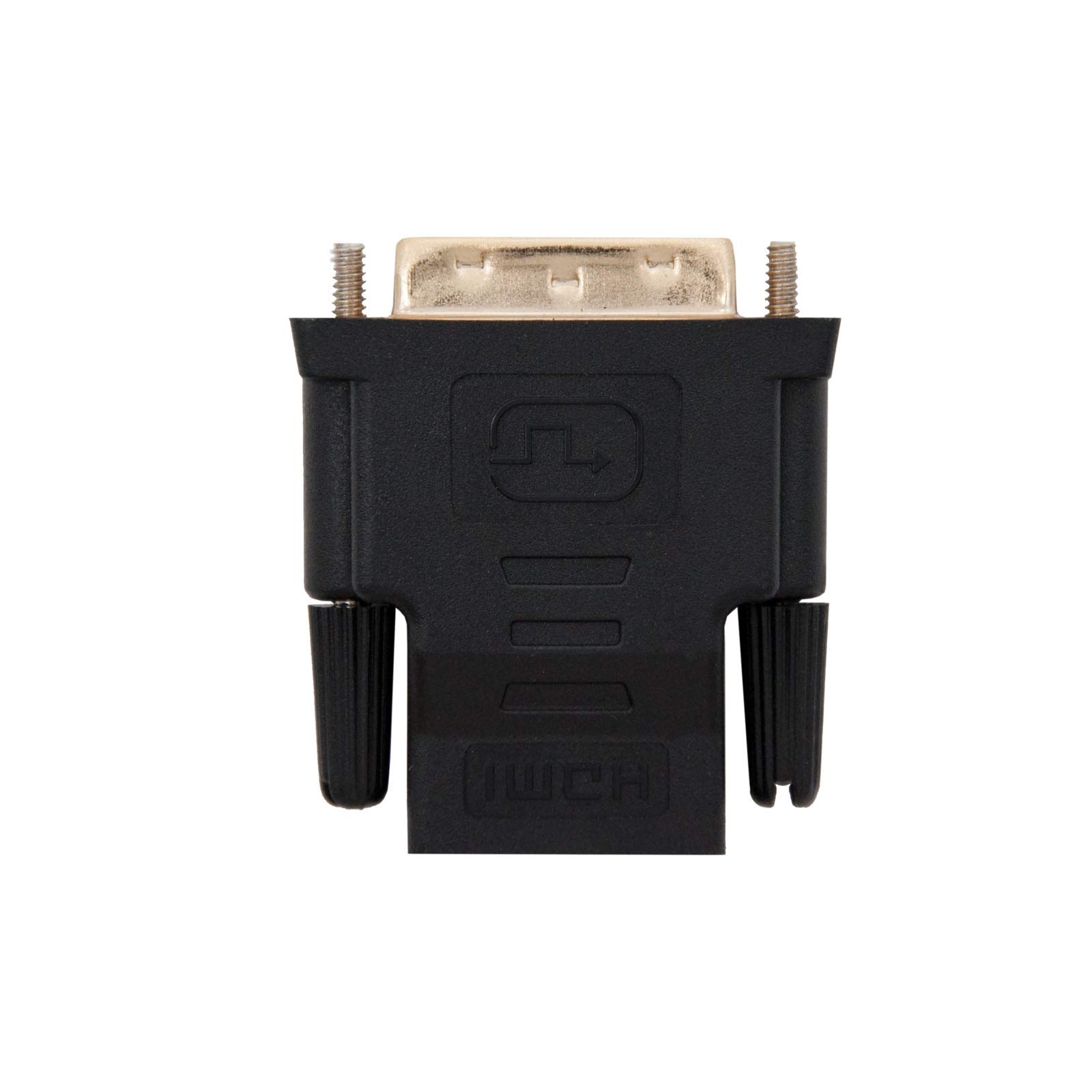 NANOCABLE 10.15.0700 - Adattatore DVI-HDMI, maschio-femmina, 24 + 1/M-HDMI A/H, nero