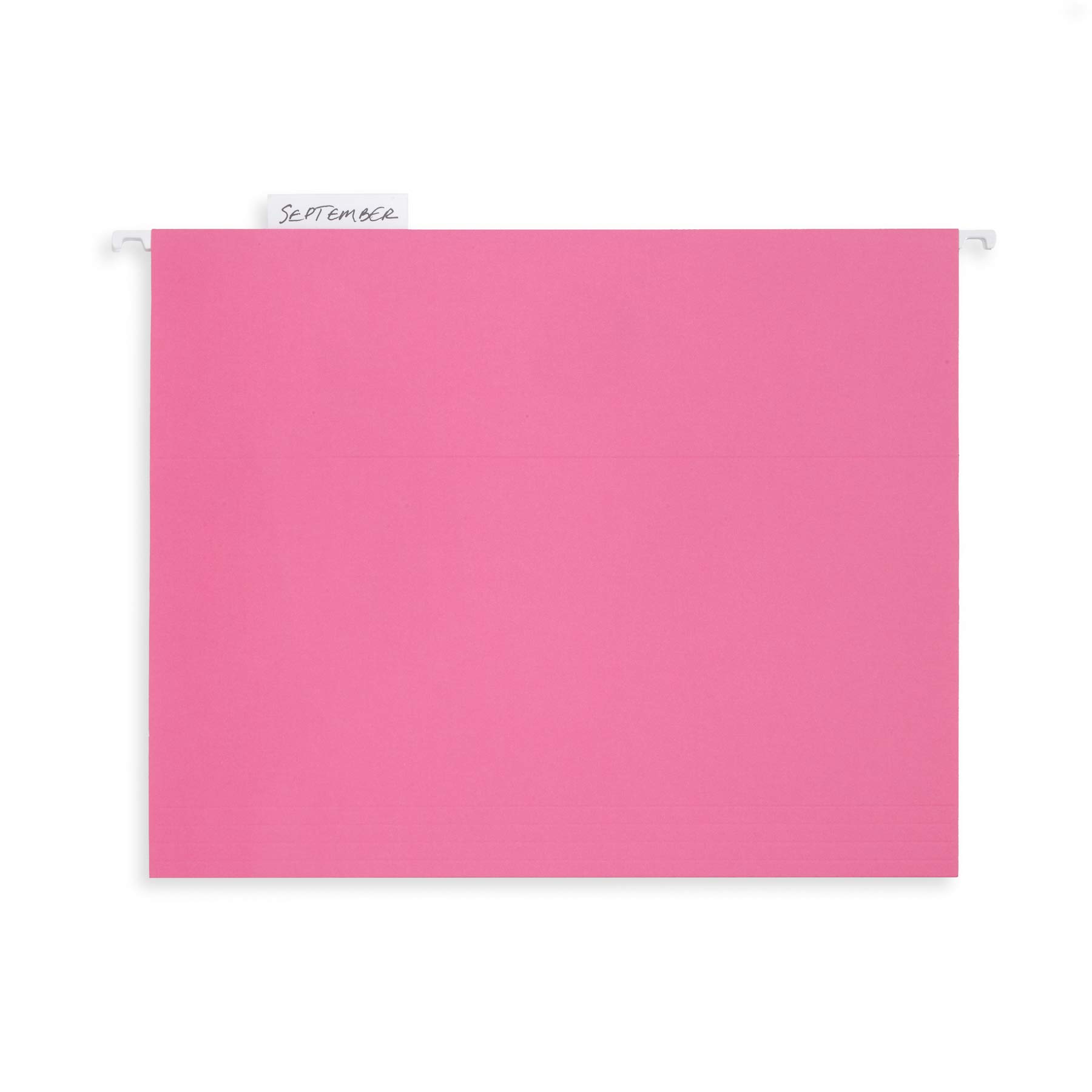 Blue Summit Supplies Hanging File Folders, 25 Reinforced Hang Folders, Designed for Home and Office Color Coded File Organization, Letter Size, Pink, 25 Pack