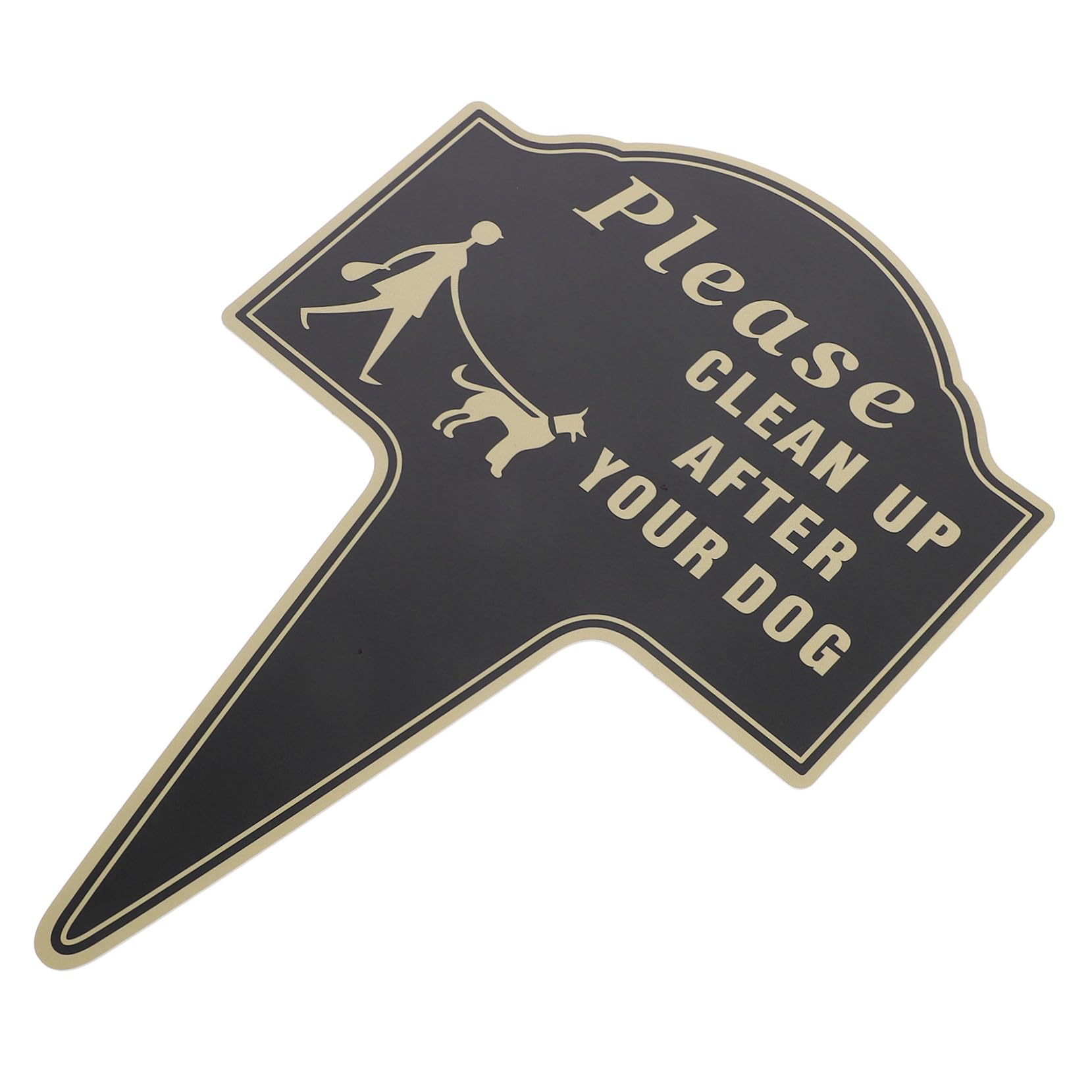 Panneau aluminium chien durable pour signalétique extérieure haut de gamme