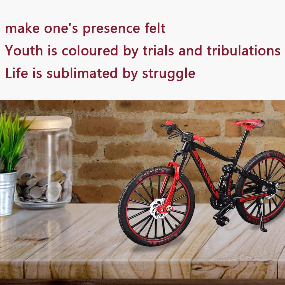 Mini Finger Bikes, Modellino di Bicicletta in Lega di Zinco 1:10, Della Bicicletta Della Lega Modellin, Finger Mountain Bike Modello