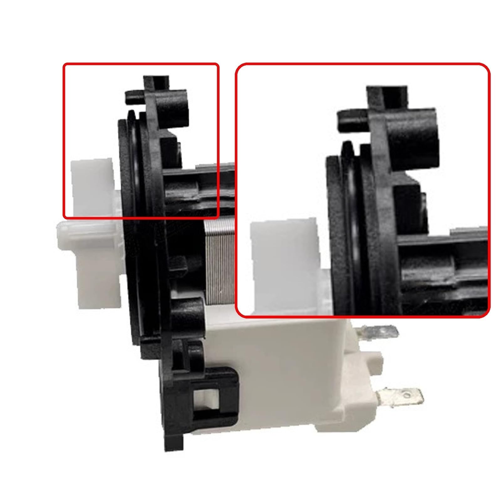 Lavadora Repuesto De La Bomba De Drenaje De La Lavadora | Compatible Con Midea ,Compatible Con Whirlpool Motor De La Bomba De Drenaje De La Lavadora B30-6A Agua Parte Montaje(NO1)