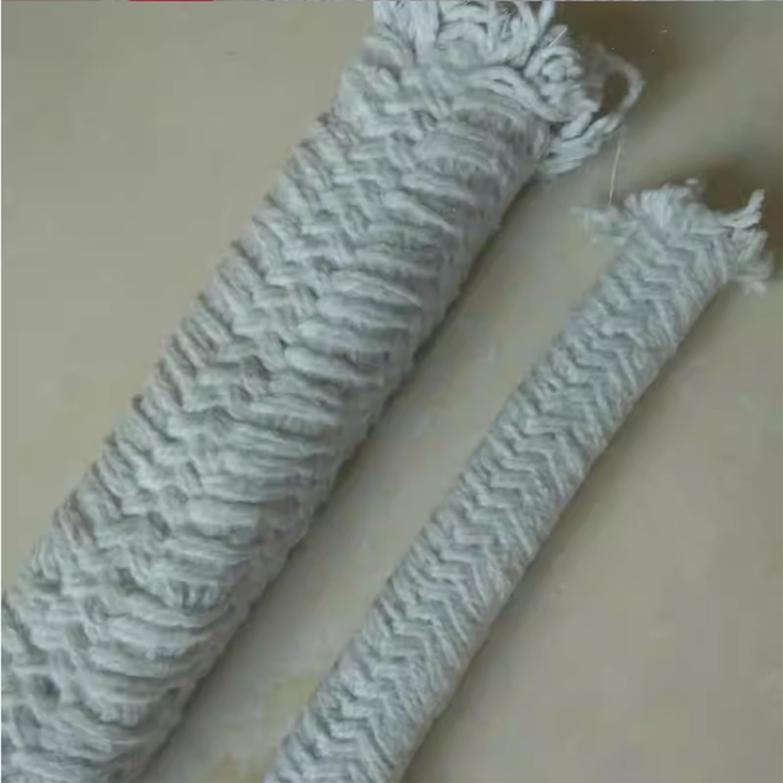 Corda di imballaggio in fibra di ceramica, guarnizione ad alta temperatura per stufa, caldaia, fornace, forno, forno, lunghezza 2,5 m, guarnizione durevole per varie applicazioni,