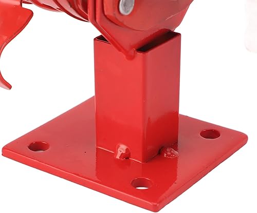 Miniatura 9 de Keenso Adjustable Volume Hand Crank Siren 110dB Loud Alarm for Emergency, Portable Siren for Outdoor Use (Red)