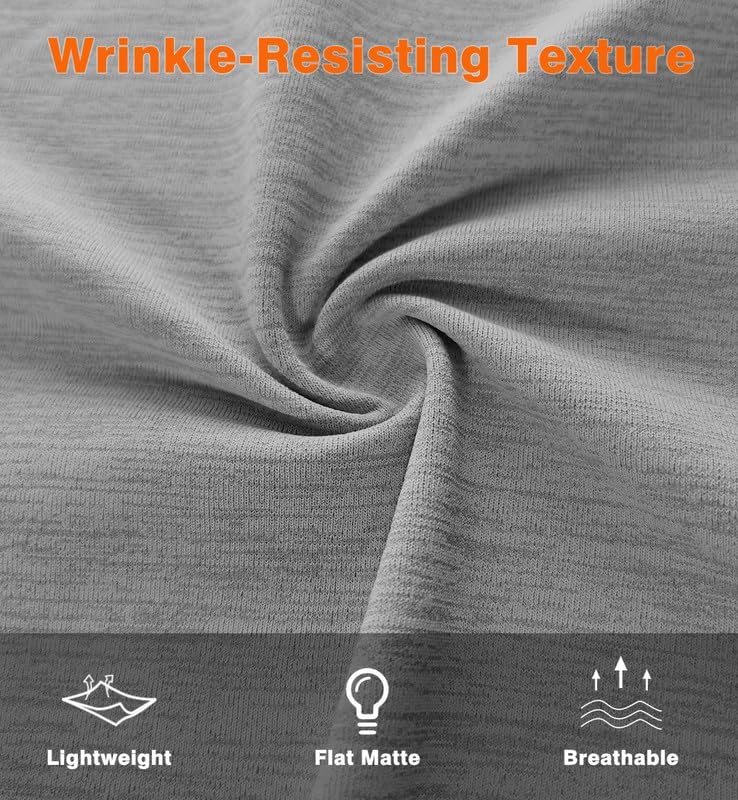 Mens Casual T Shirt Quick Dry Moisture Wicking Regular Fit Gym Workout Athletic Tee Shirts, Available in Big & Tall - Image 6