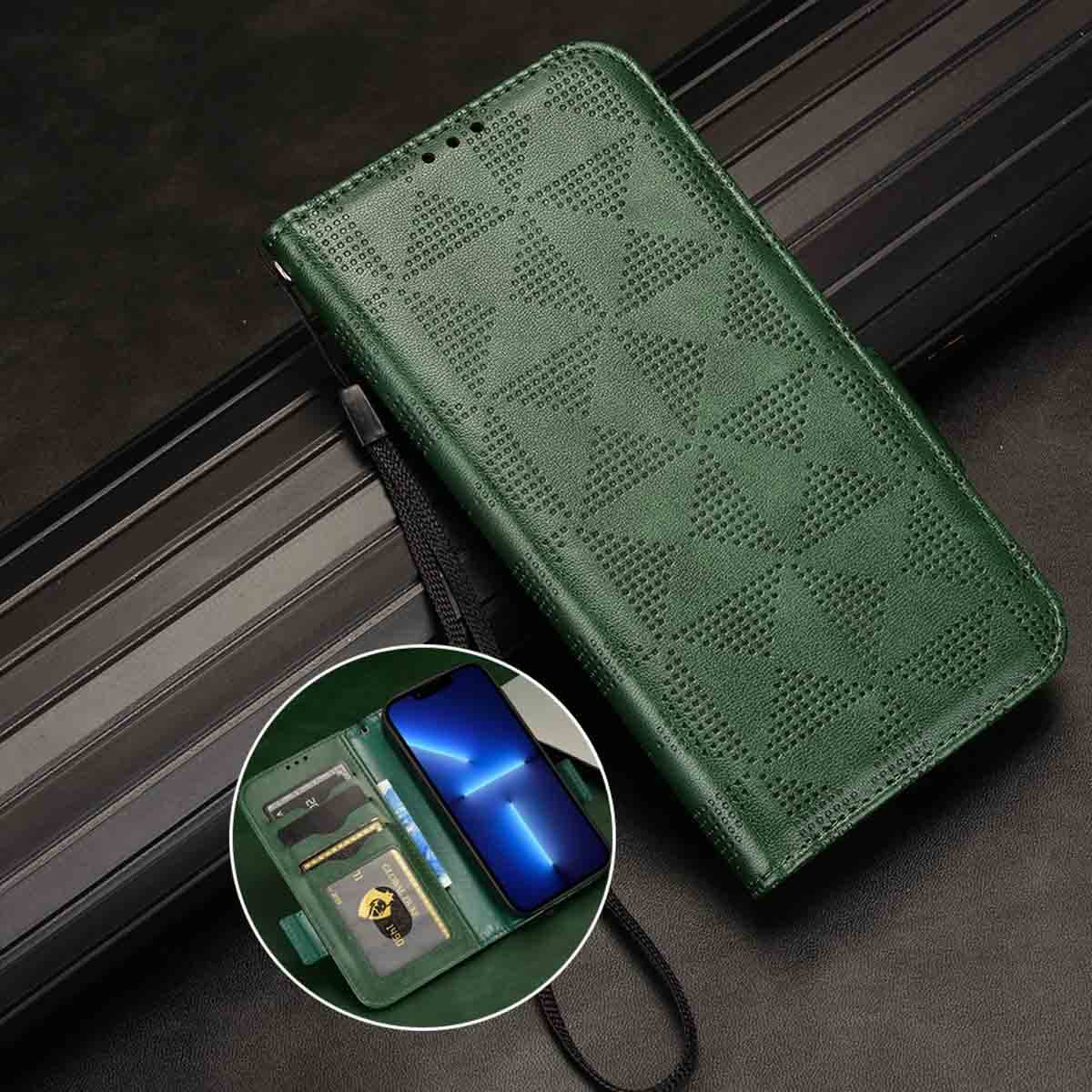 Haoye Leather Folio Cover per Huawei Honor Magic5 Pro (Magic 5