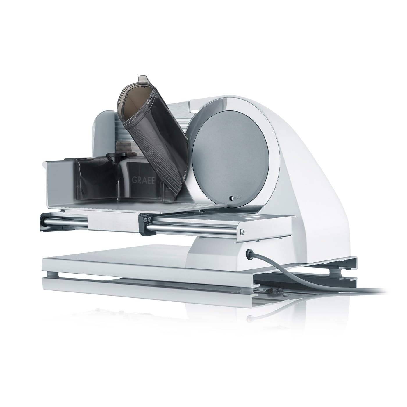Graef SKS901EU krajalnica uniwersalna, aluminium eloksalowane/białe