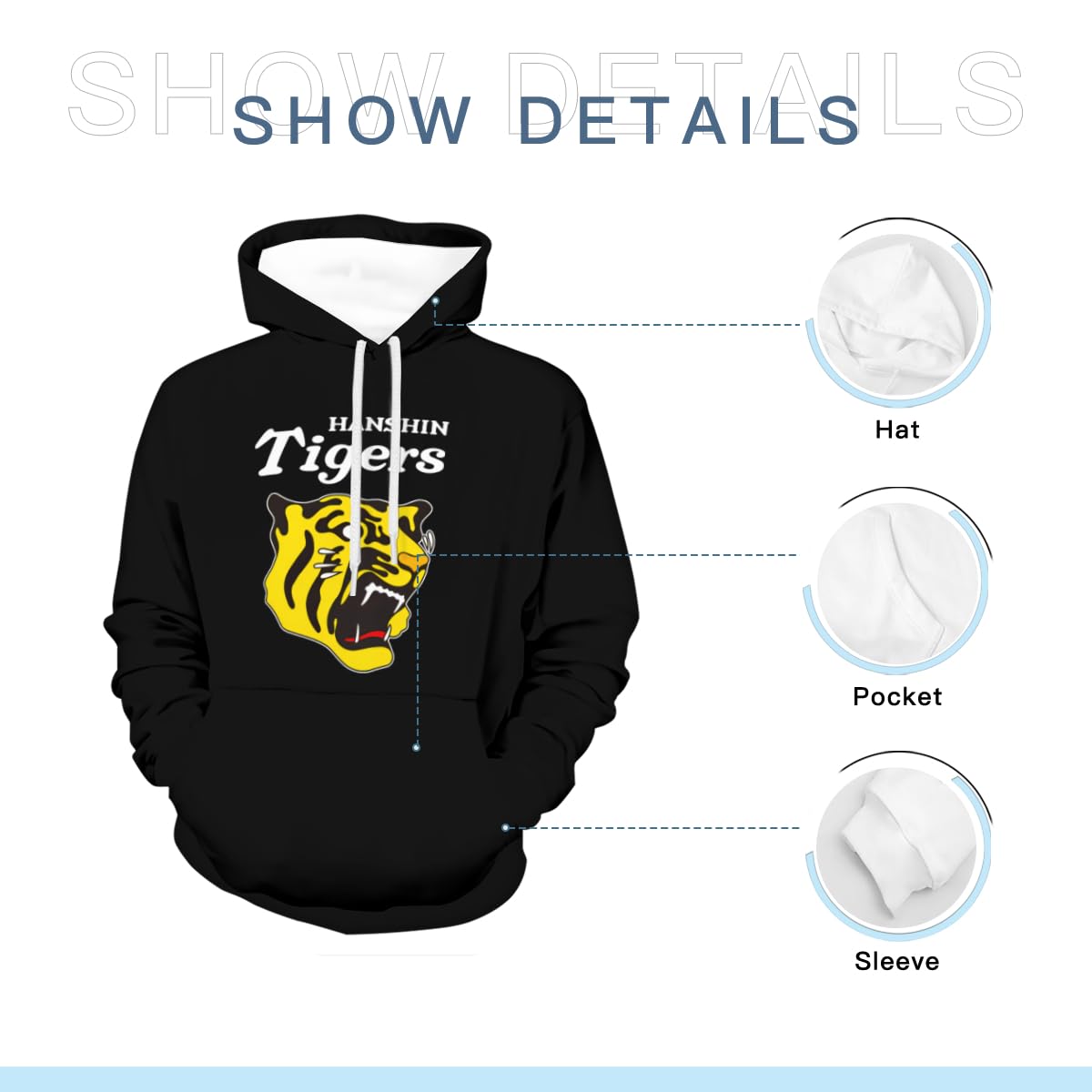 Amazon.co.jp: 阪神タイガース タイガー スウェット パーカー