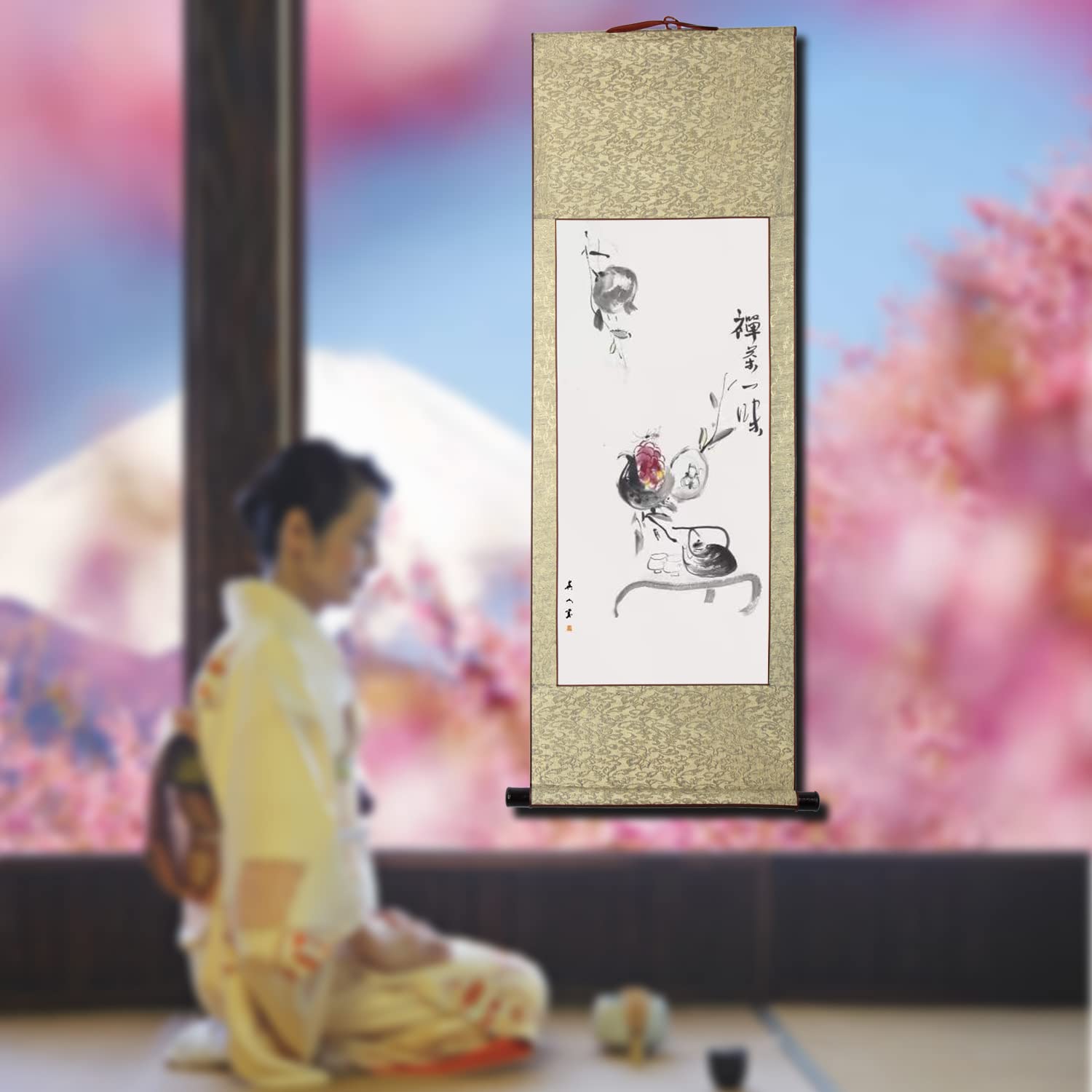 書 掛け軸 四季花鳥」の人気商品一覧 | 安い商品を通販サイトから探す