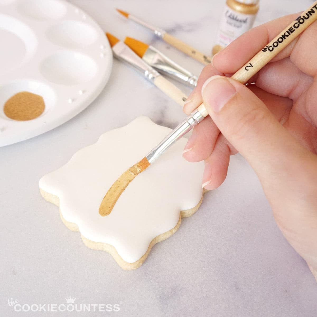 Juego de 6 pinceles para decoración de tartas