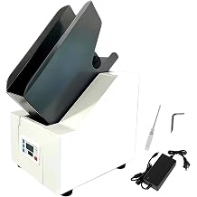 Automatic Paper Sorter & Paper Jogger, 70mm Large Capacity, 5s Quick Alignment Finisher, 18000 RPM High Speed, Vibration Air-Blowing, Ideal for A4 A5 A6 Letters Bills School Bank Office Use