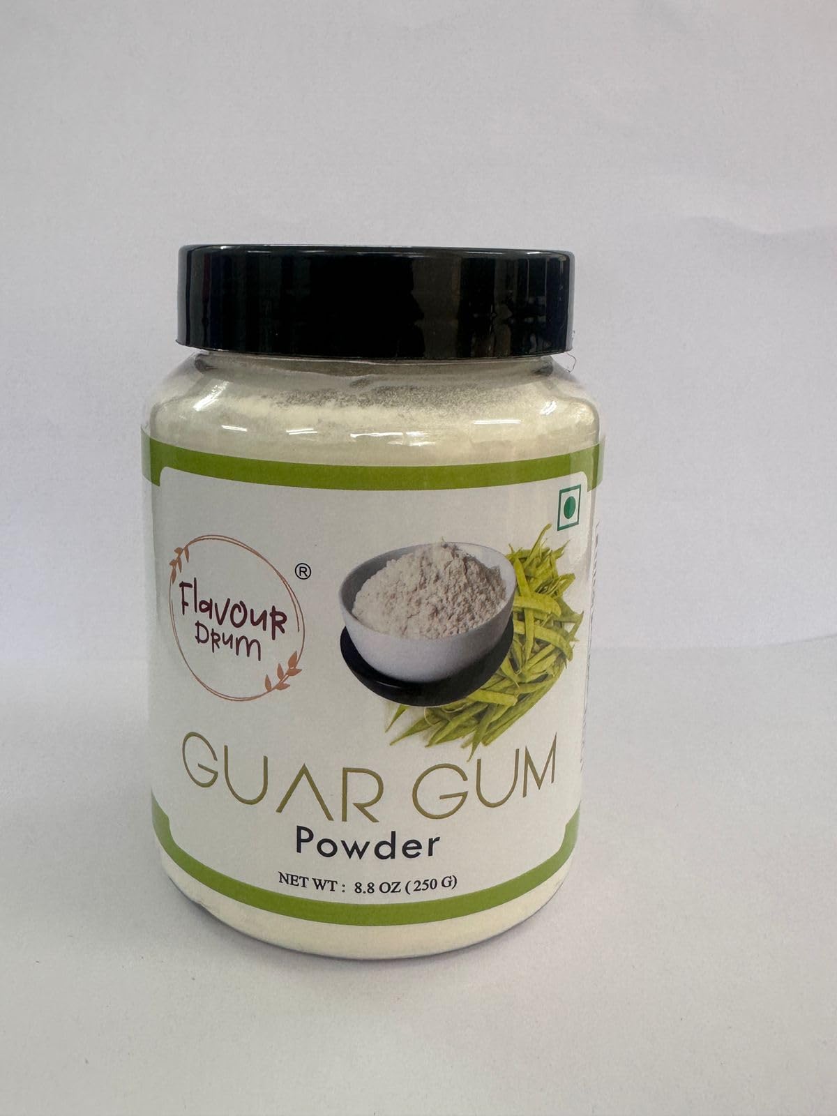 Flavour Drum Guar Gum Powder (8.8oz / 250g) | Premium Guar Gum Powder Thickener & Stabilizer for Baking, Sauces, Gluten-Free Recipes