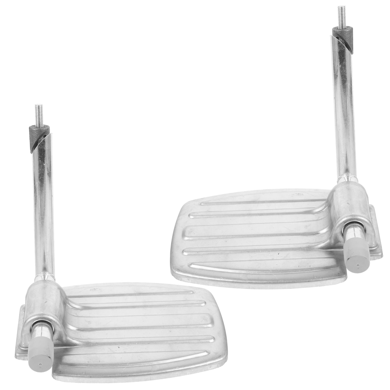 Gatuida Reposapiés Ligero y Plegable para Silla de Ruedas Elevables de Metal Resistente Diseño Ergonómico Adecuado para Usuarios Movilidad Reducida