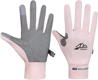 Guantes de protección UV de dedo completo, para mujeres y hombres, pesca fina, senderismo, ciclismo, conducción, gimnasio