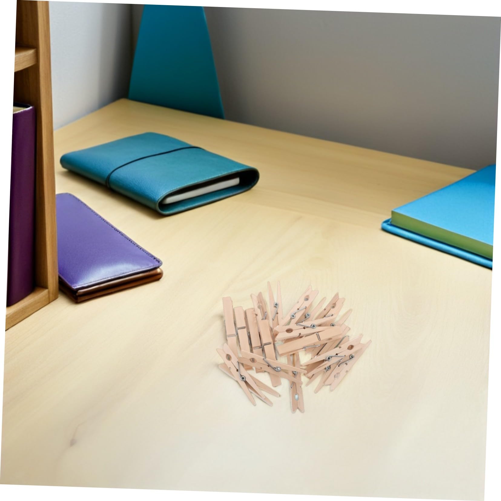 GLEAVI 150 Pezzi Mollette in Riutilizzabili per Bucato Mini Clip Resistenti per Vestiti per Calze Asciugamani e Protezione Delicata