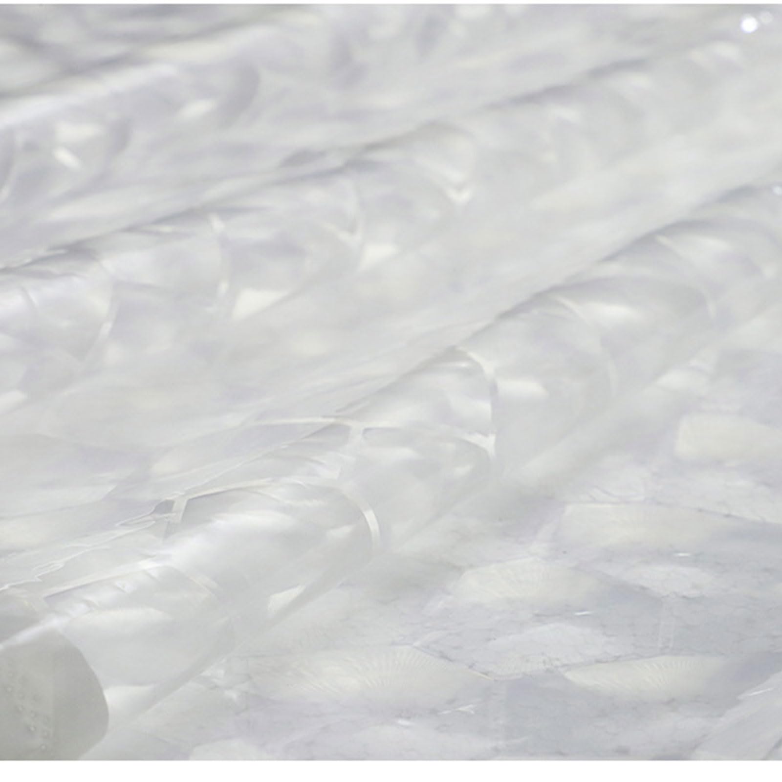 Generisch Rideau de douche long à séchage rapide - Motif effet 3D - En plastique transparent épais - Imperméable - Pour salle de bain - Décoration d'intérieur