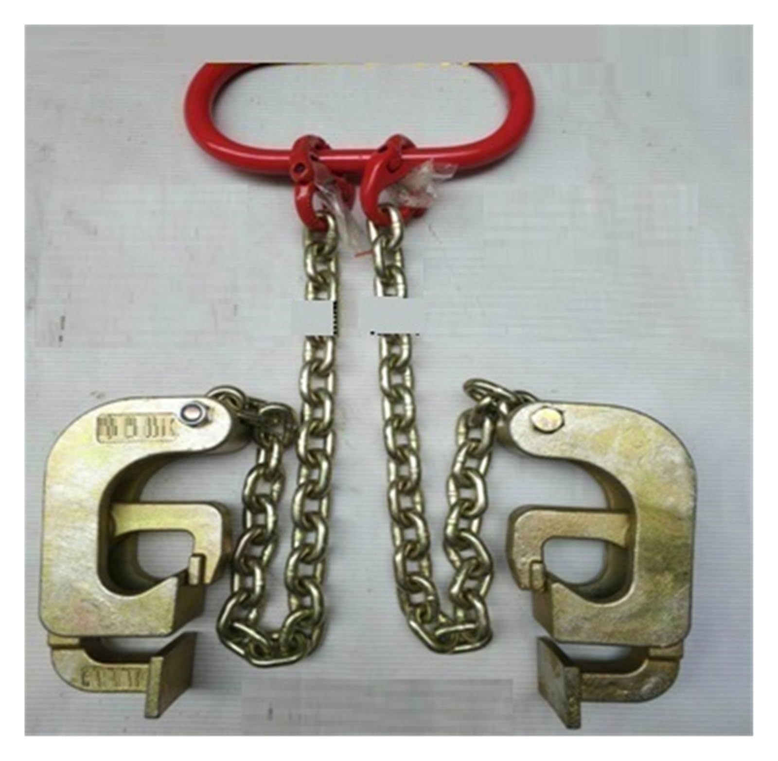 Hebekette, 1Tonne for 2-Fass-Eisen-Fassheber, Clip-Hängeklemme, Fass-Kettenschlingenhaken(40020033)