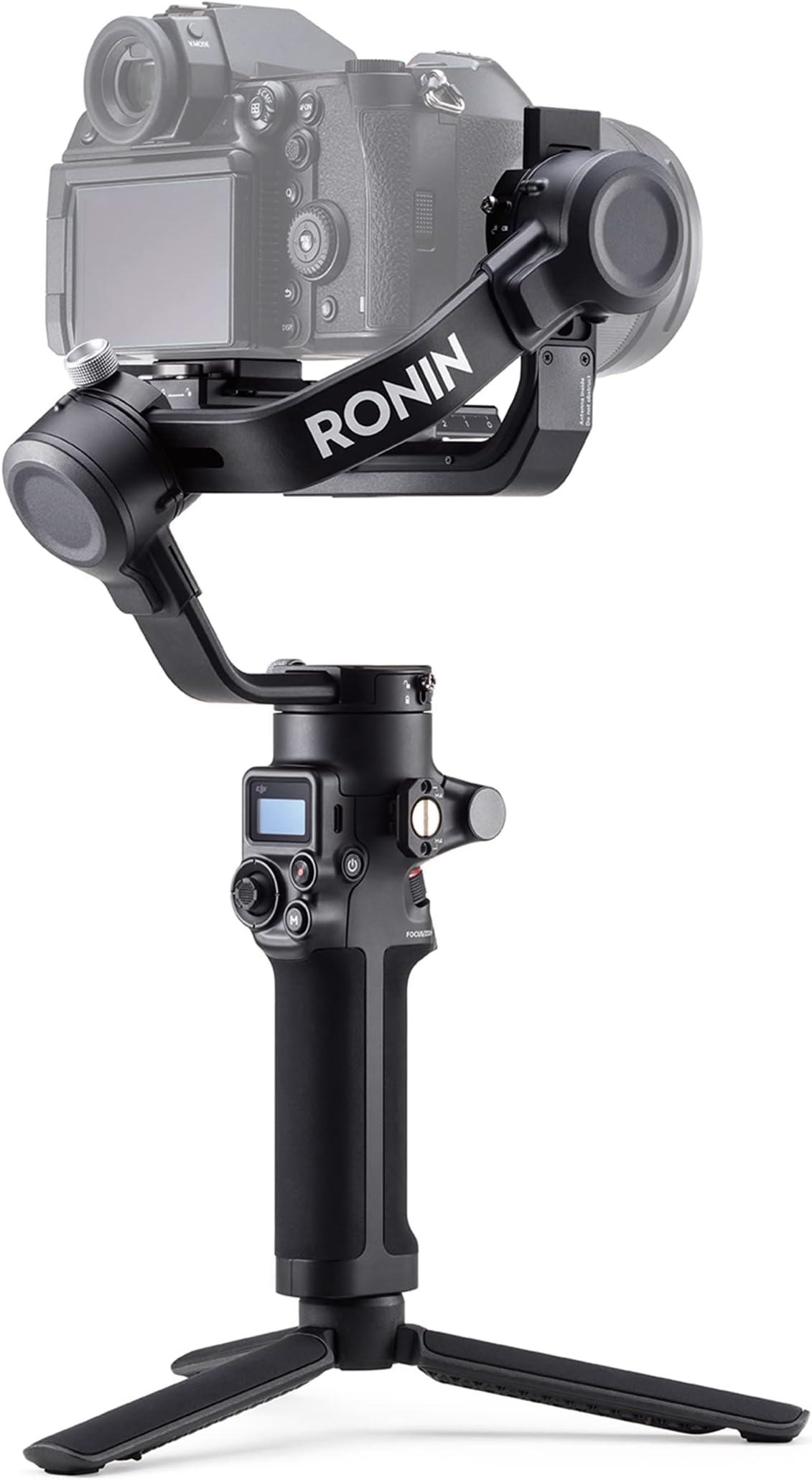 RSC 2 Combo, 3-Axis Gimbal Stabilizer for DSLR, Foldable Design, 3 kg Max Payload, Compatible with Canon/Sony/Panasonic/Nikon/Fujifilm Cameras, Includes Carrying Case and Accessories, Black