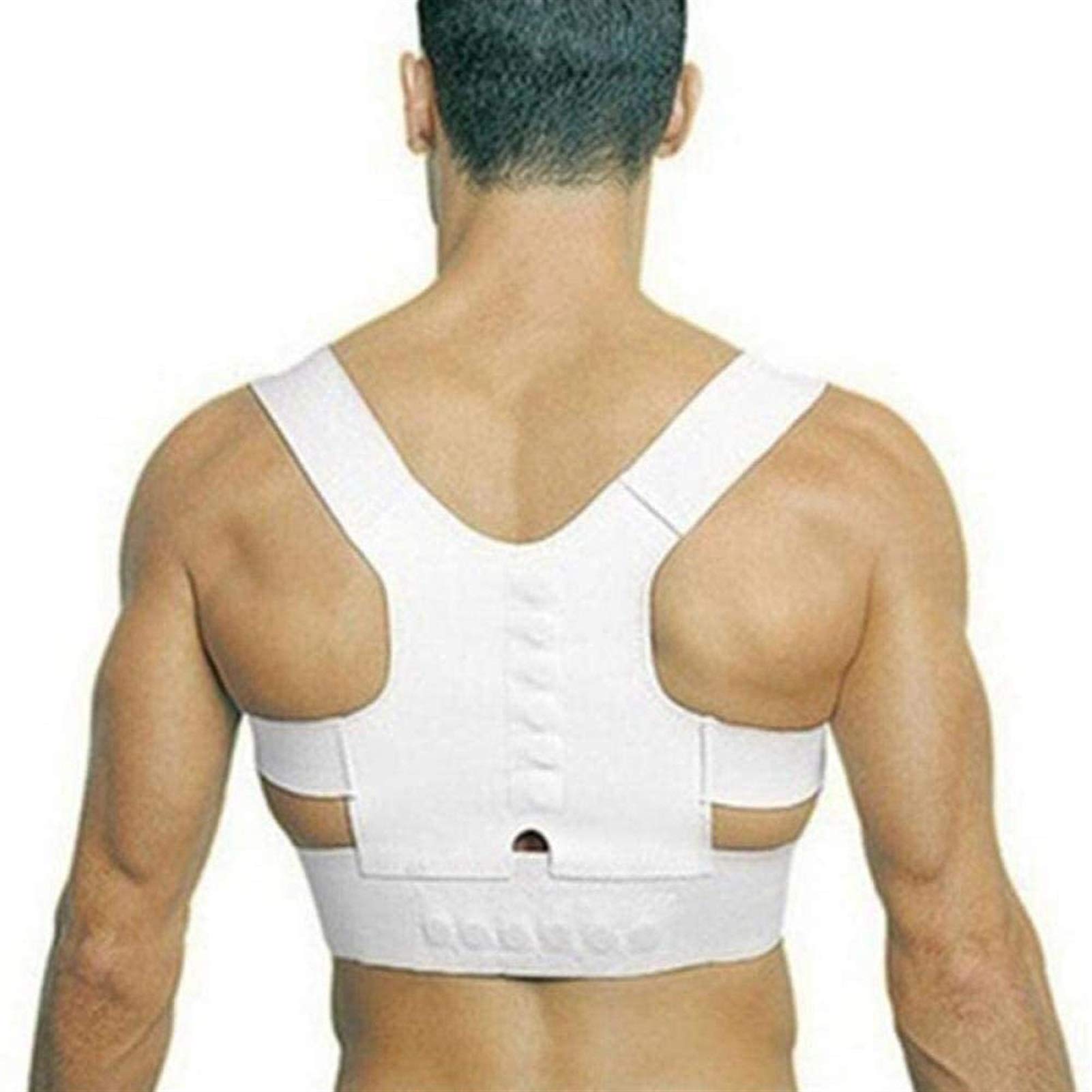 SMLZV Men and Women Back Posture Corrector-Shoulder Support Back Posture Corrector-Upper Back Support-Back Straightener Posture Corrector (Size : C)