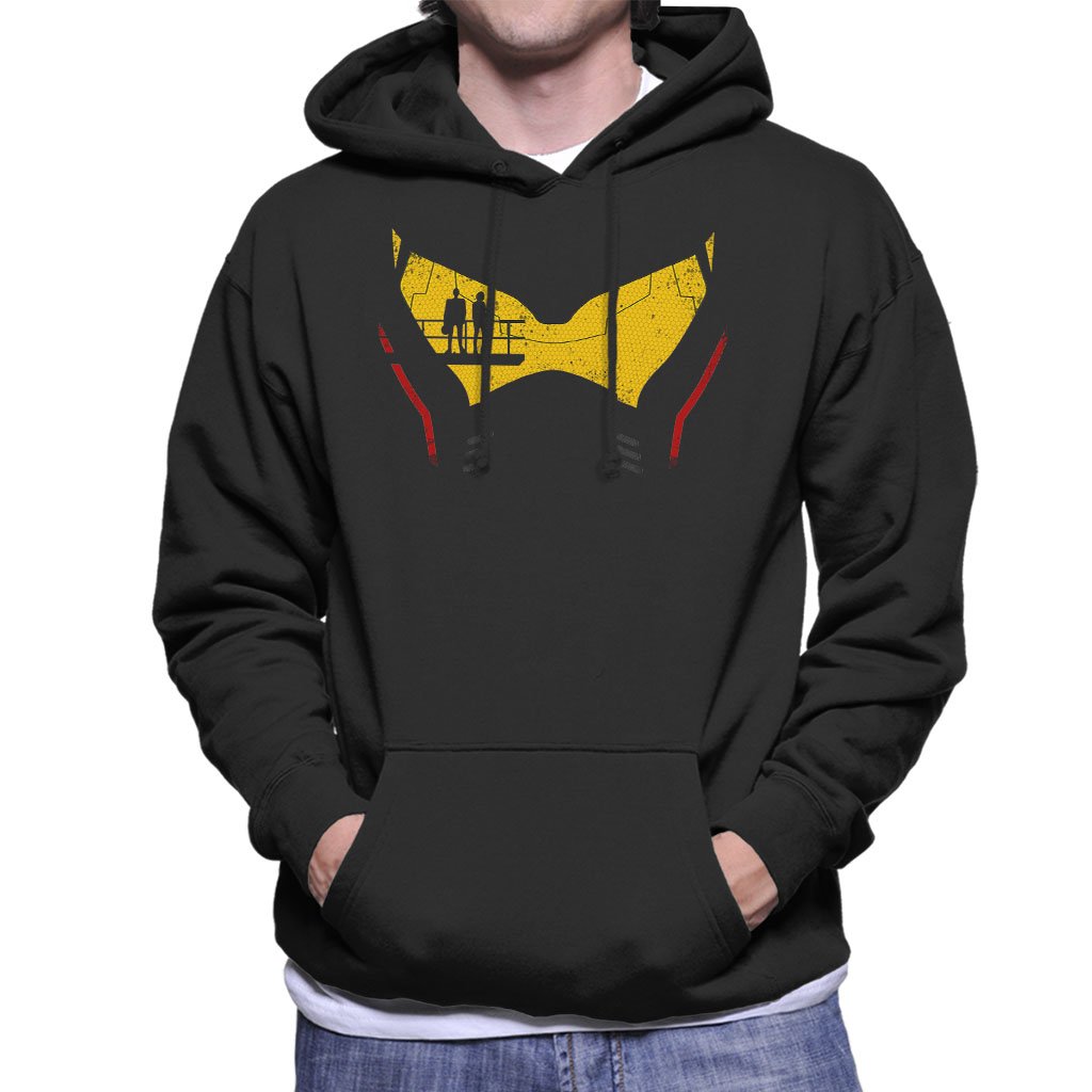 Pacific Rim Jaeger Head Men's Hooded Sweatshirt Black