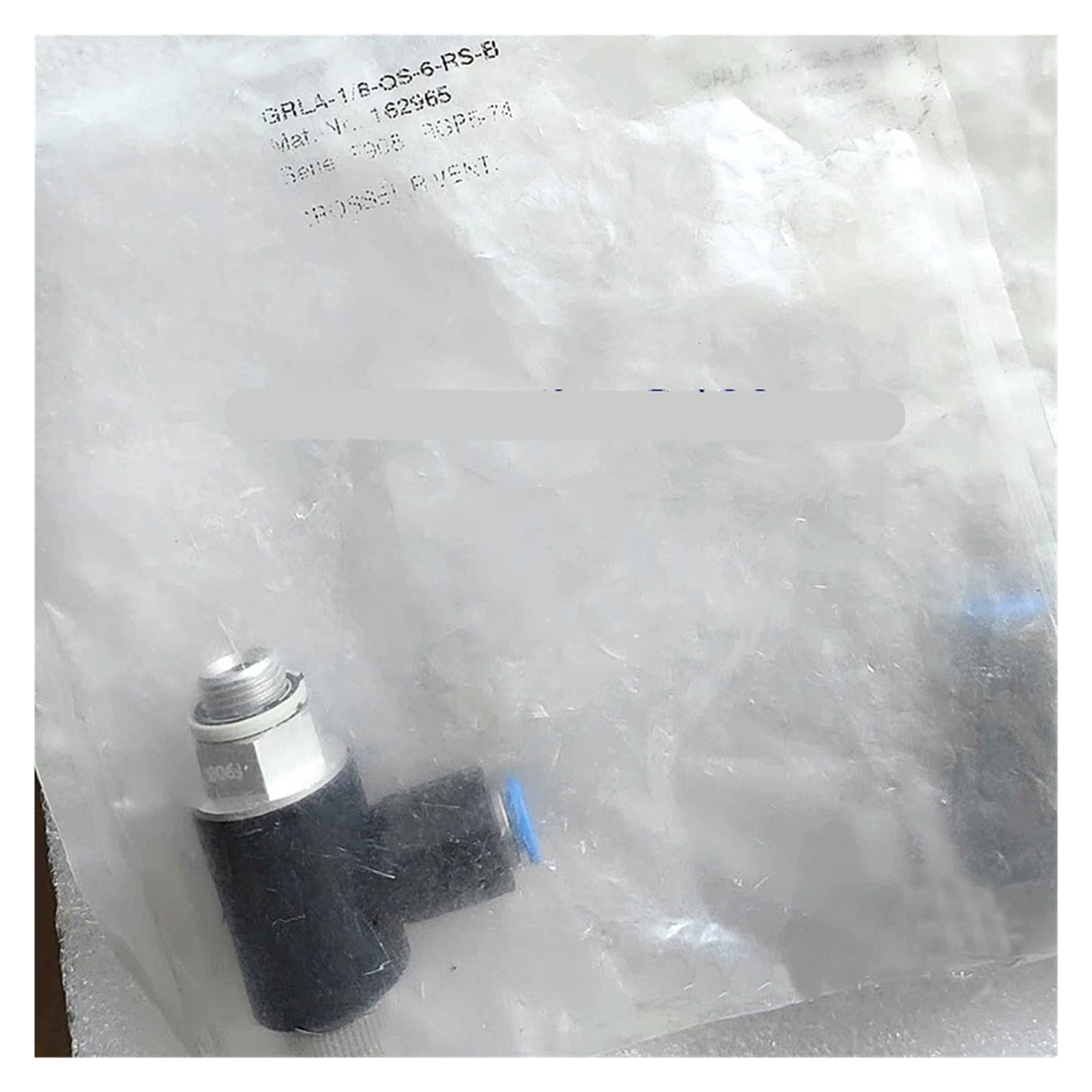 TPKMVGAP 1pcs GRLA-1/8-QS-6-RS-B 162965 GRLA-1/8-QS-8-RS-B 162966 1-inch One-way Throttle Valve(GRLA-1-8-QS-8-RS-B)