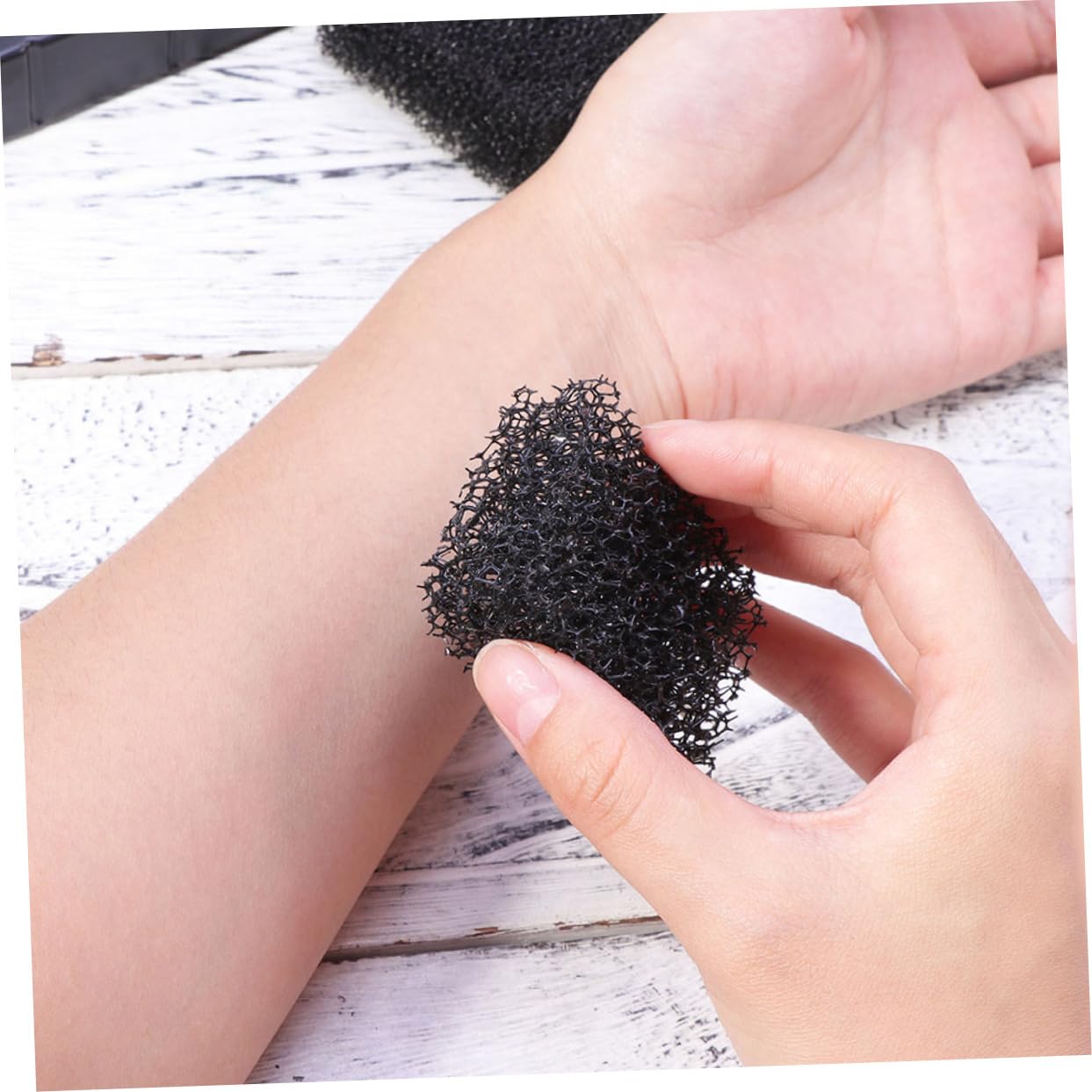 Baluue 32stücke Teiliges Schwarz Halloween Make-up Schwämme Dichte Schwämme Für Spezielle Effekte Blutschminke Und Wunden Für Cosplay Und Halloween-make-up Tragbar Und Leicht Zu
