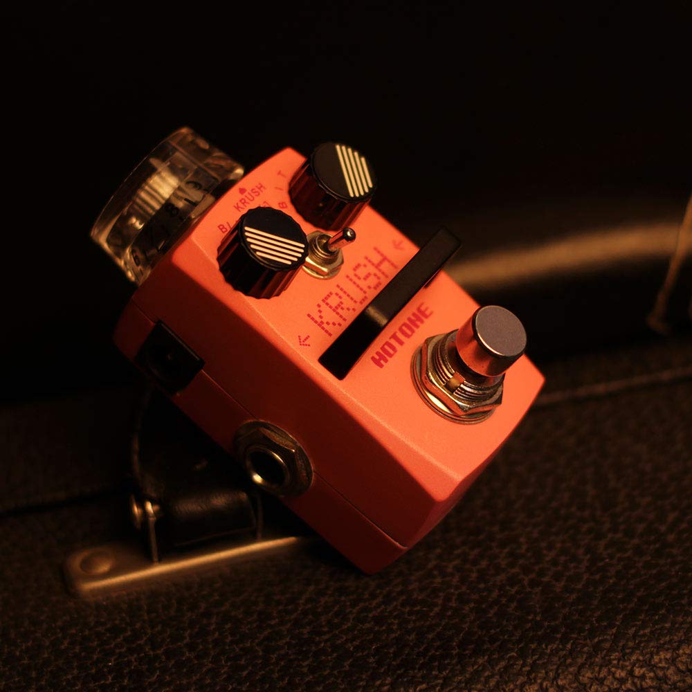 Hotone Skyline Krush Bitcrush Bitcrusher digitale. Frequenza di campionamento Riduttore del campione, Pedale Sintetizzatore per chitarra, Sintetizzatore Effetti LoFi