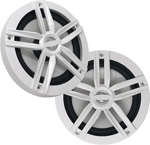 Miniatura 3 de JVC KD-T92MBS - Radio Bluetooth para barco marino en el salpicadero, receptor USB de CD, combo con 2 pares de altavoces de audio estéreo Enrock