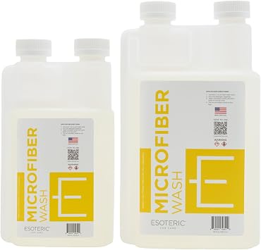 ESOTERIC Microfiber Towel Wash 16oz | Ultra Premium Concentrated Microfiber Detergent to Clean Car Cloths and Buffing Pads | Pre-Soak Wash Detergent Safe for All Washing Machines