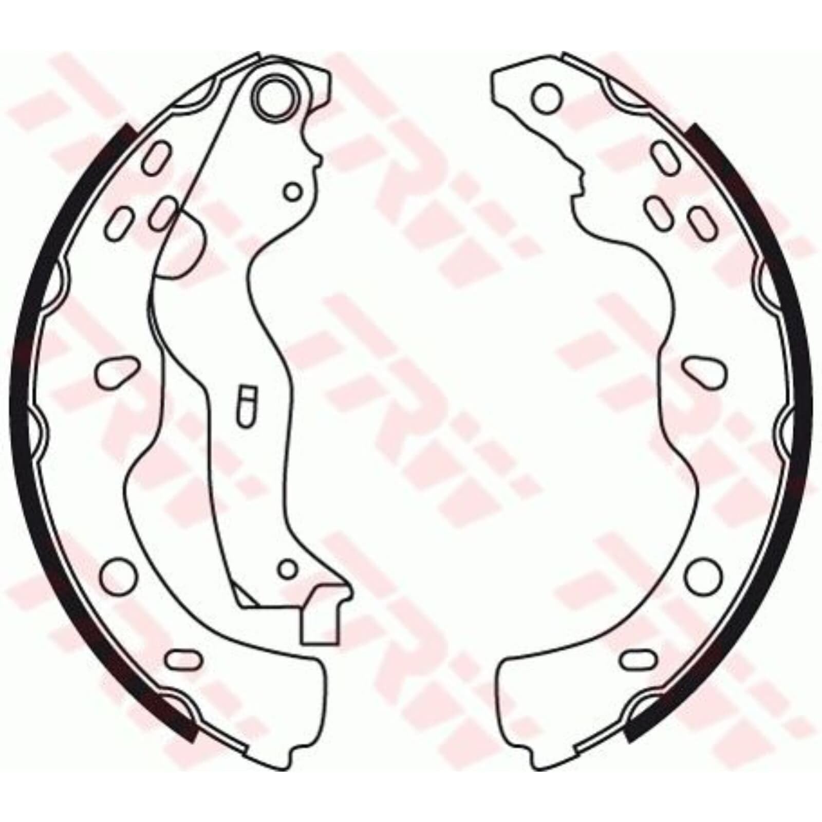 TRW BK2940 Kit ganasce freni con cilindretto freno Posteriore