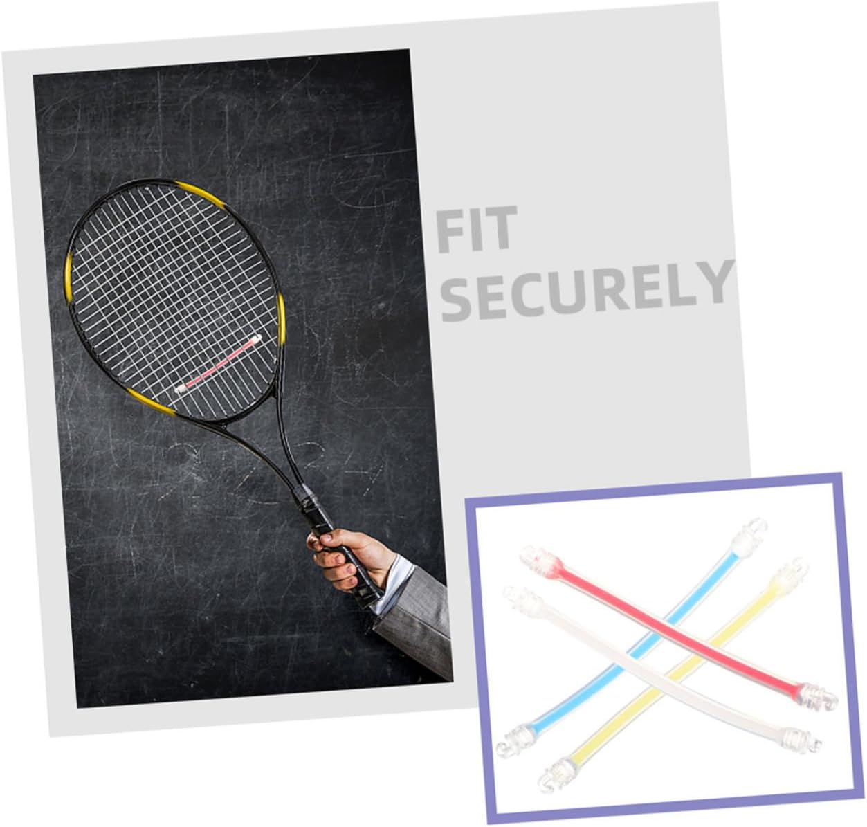 Happyyami Tennis Racquet Vibration Dampener Tennis Dampeners Tennis Vibrations Absorber Tennis Vibrations Dampener