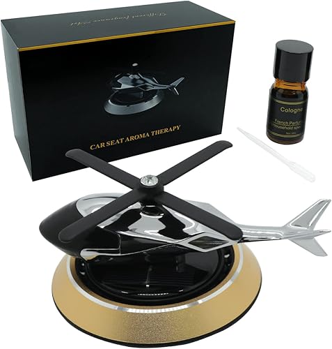 Ambientadores para automóvil con rotación solar, decoración creativa de perfume para automóvil, alivia el estrés y purifica los olores, uso en la